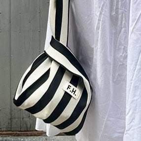 Gepersonaliseerde Striped Shopper