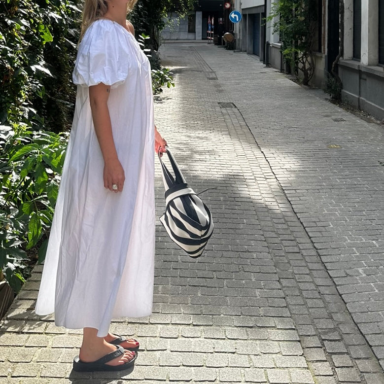 Gepersonaliseerde Striped Shopper