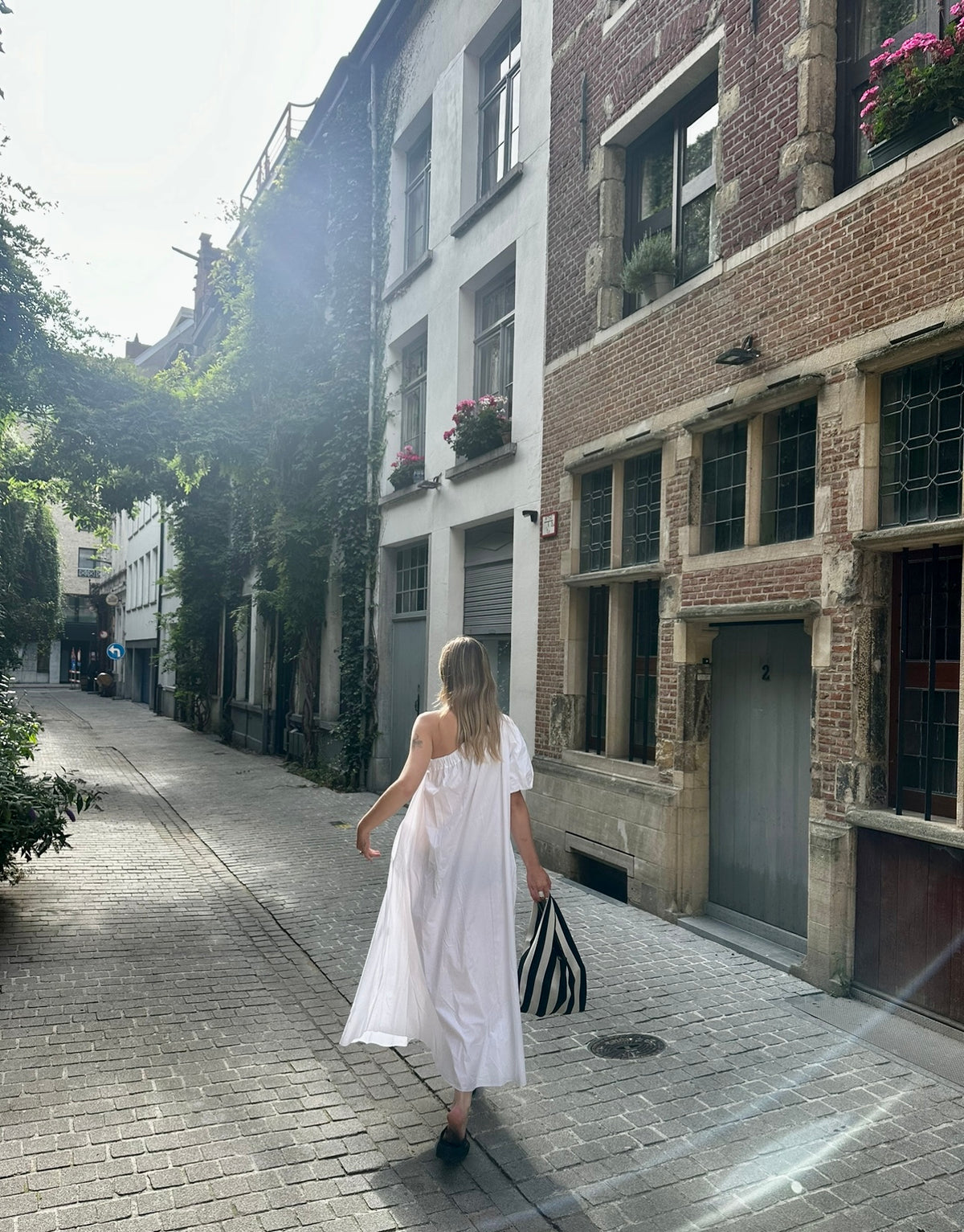 Gepersonaliseerde Striped Shopper