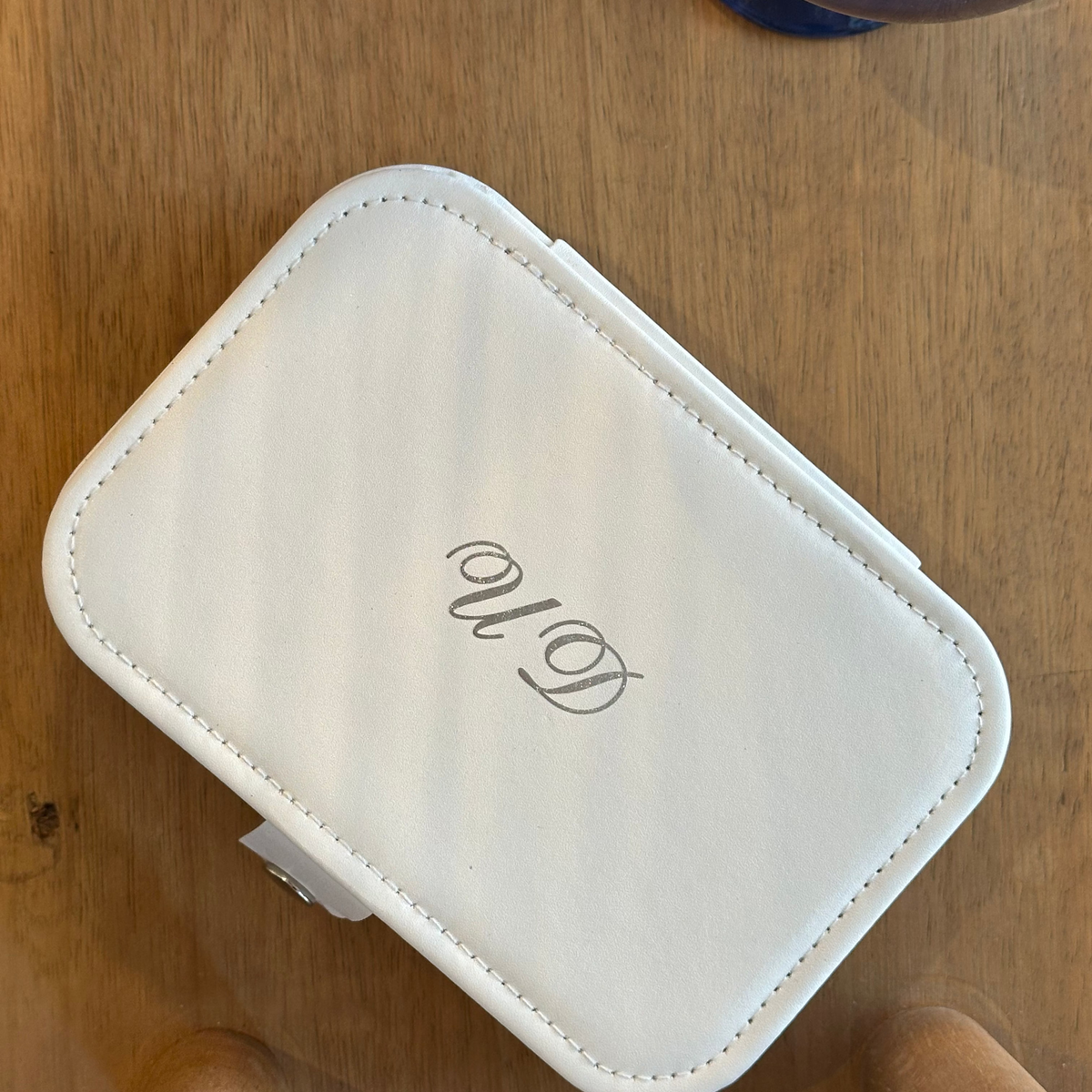 Personalized Jewelry Box White