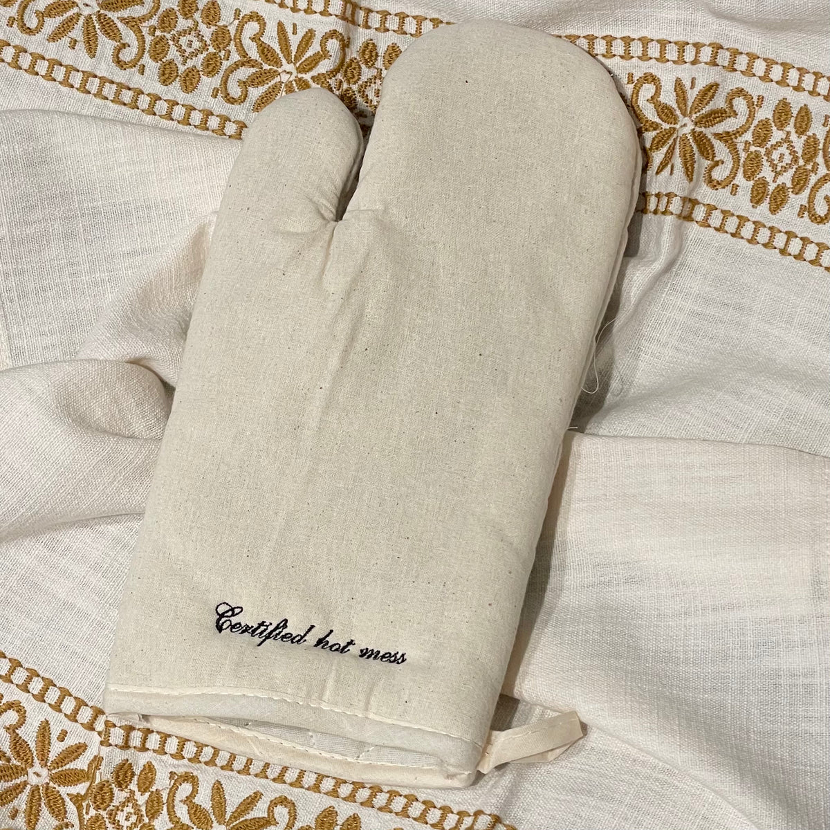 Oven Mitt - personalised