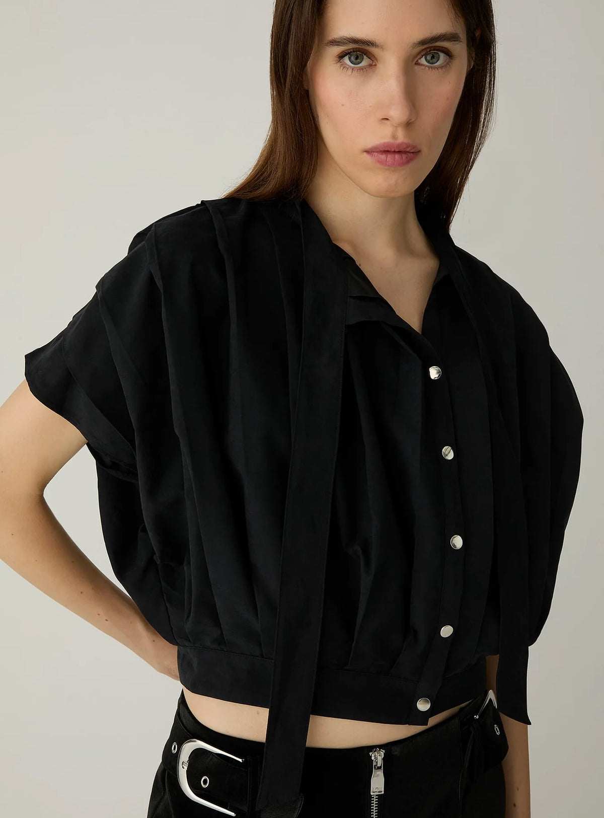 Kora Pleated Blouse