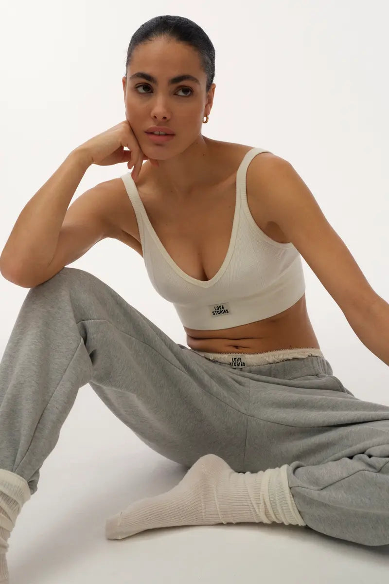 LS Donna Trackpants Grey