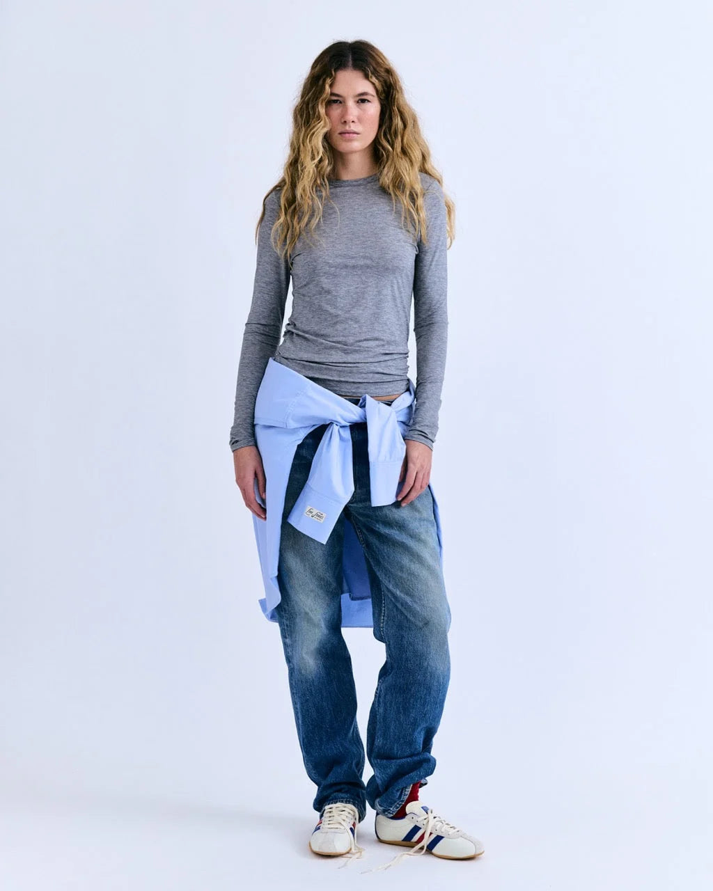 LS Elle Top Grey