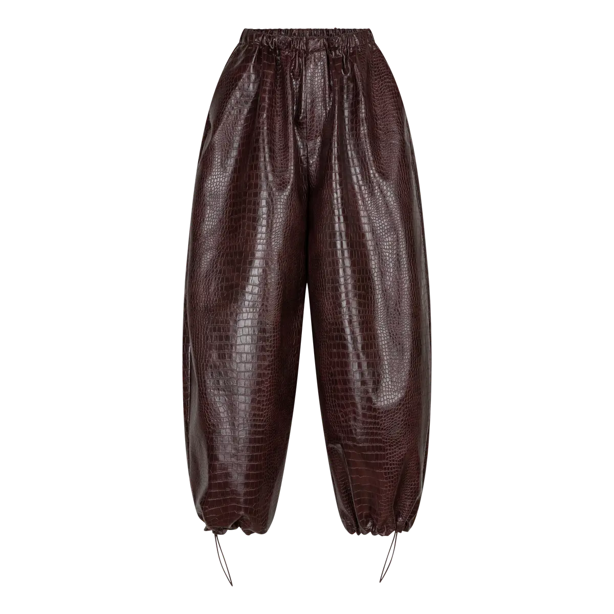 LS Fran Pants Bordeaux Croco
