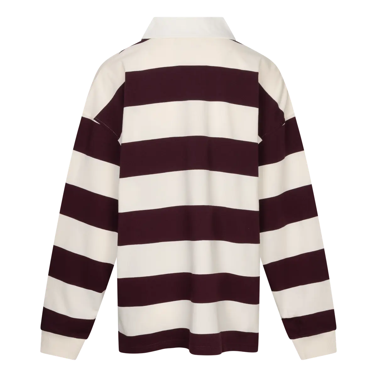 LS Paul Striped Polo Bordeaux
