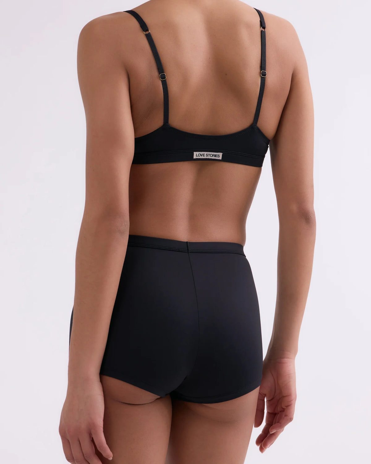 LS William Mini Shorts Black