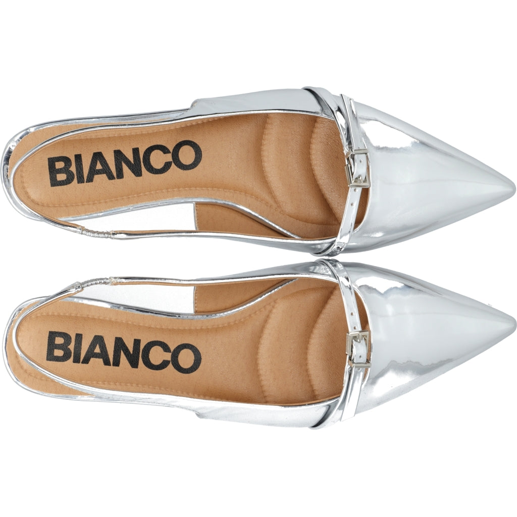 Pointy flat silver mirror