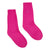 LS Ribbed Socks Hot Pink