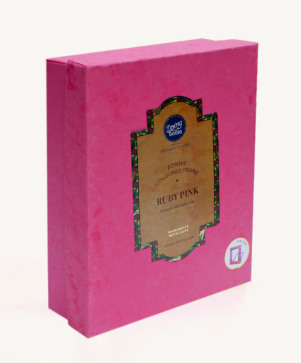Bonnie frame ruby pink, large in giftbox