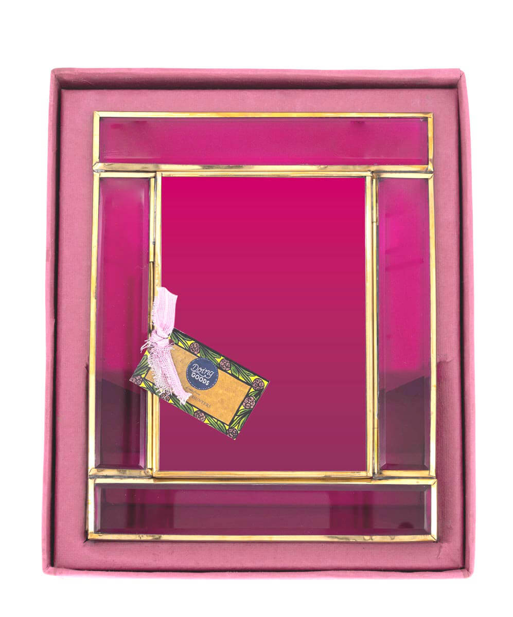 Bonnie frame ruby pink, large in giftbox