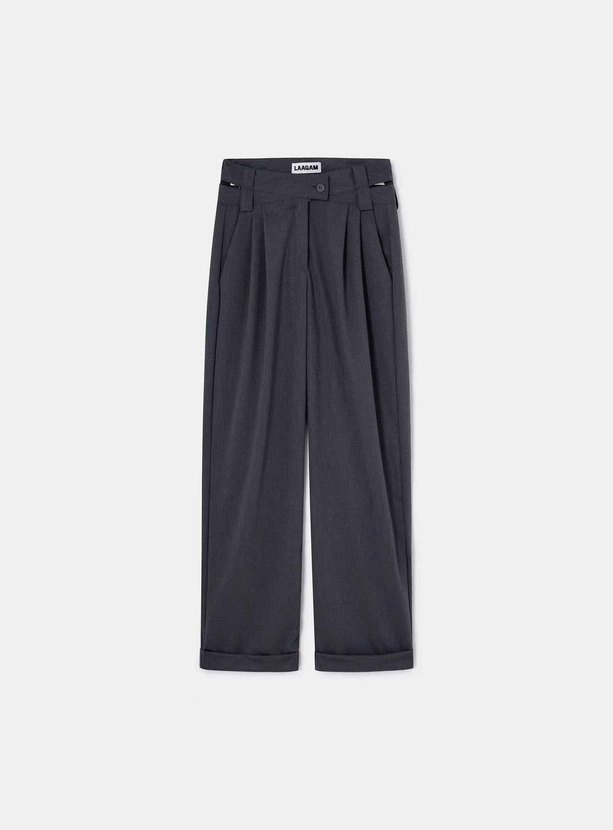 SMITH GREY WIDE LEGS PANTS