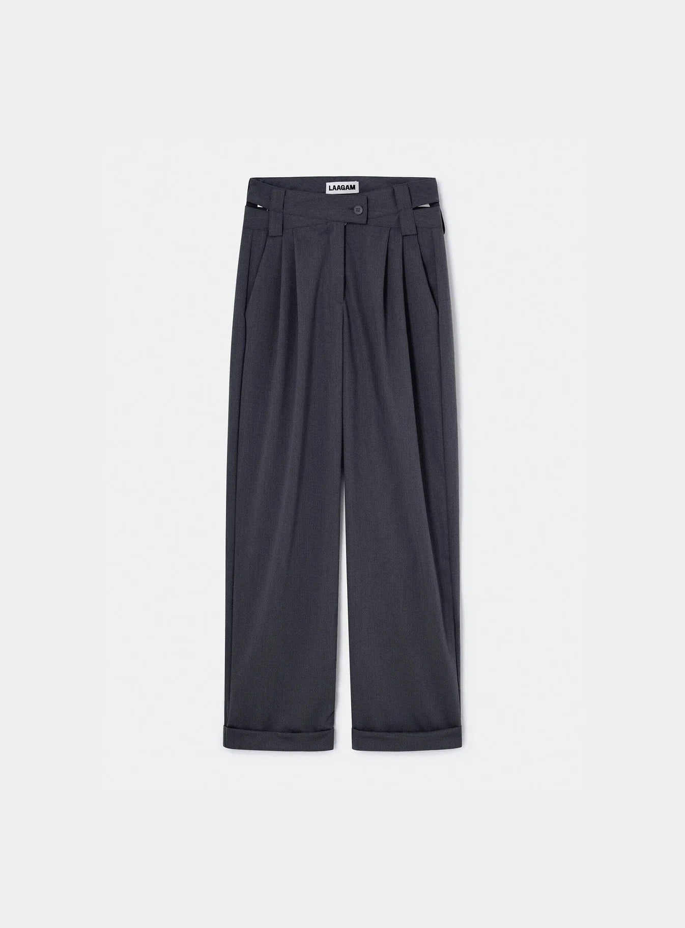 SMITH GREY WIDE LEGS PANTS
