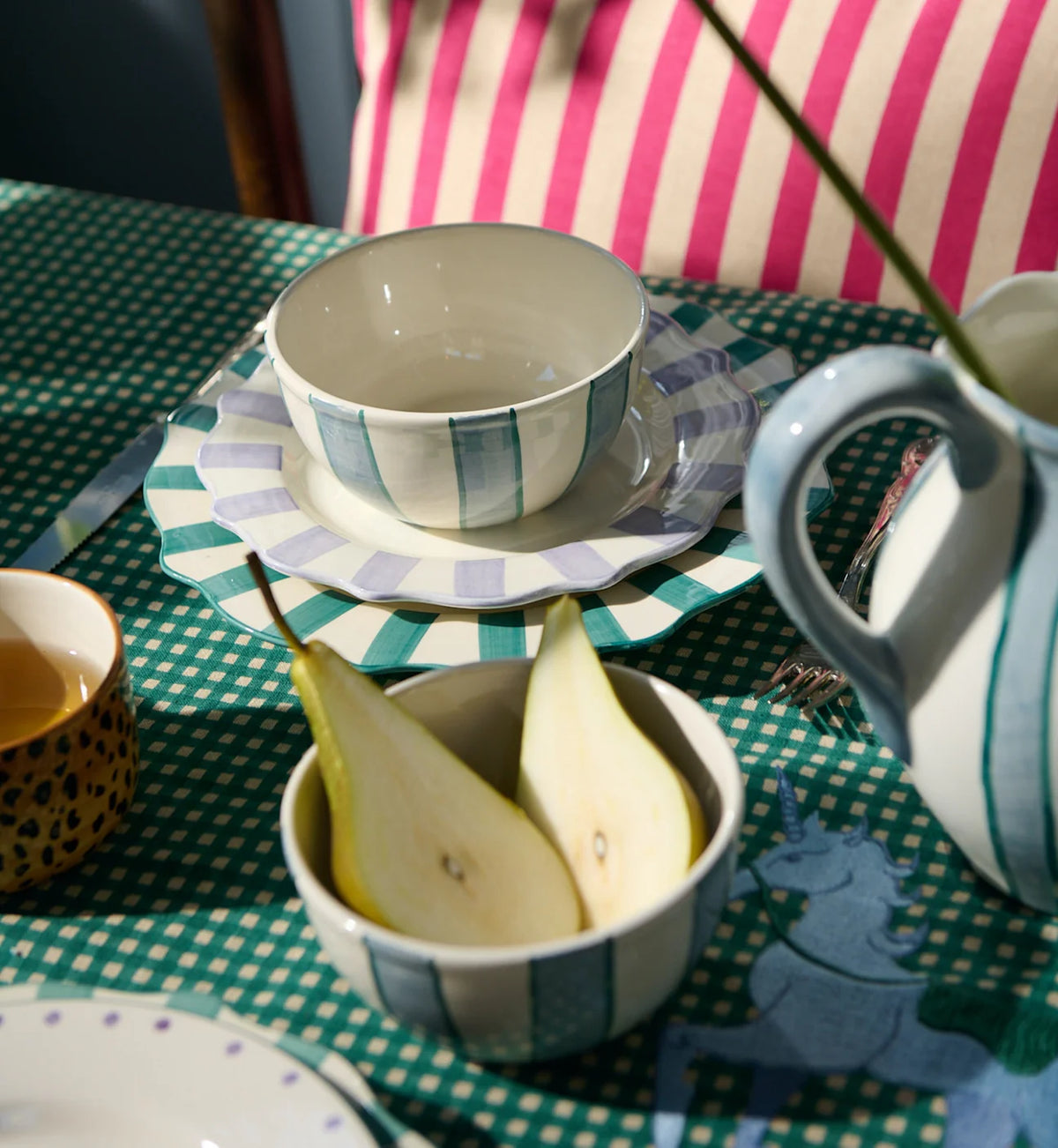 Lilac Scalopped Plate