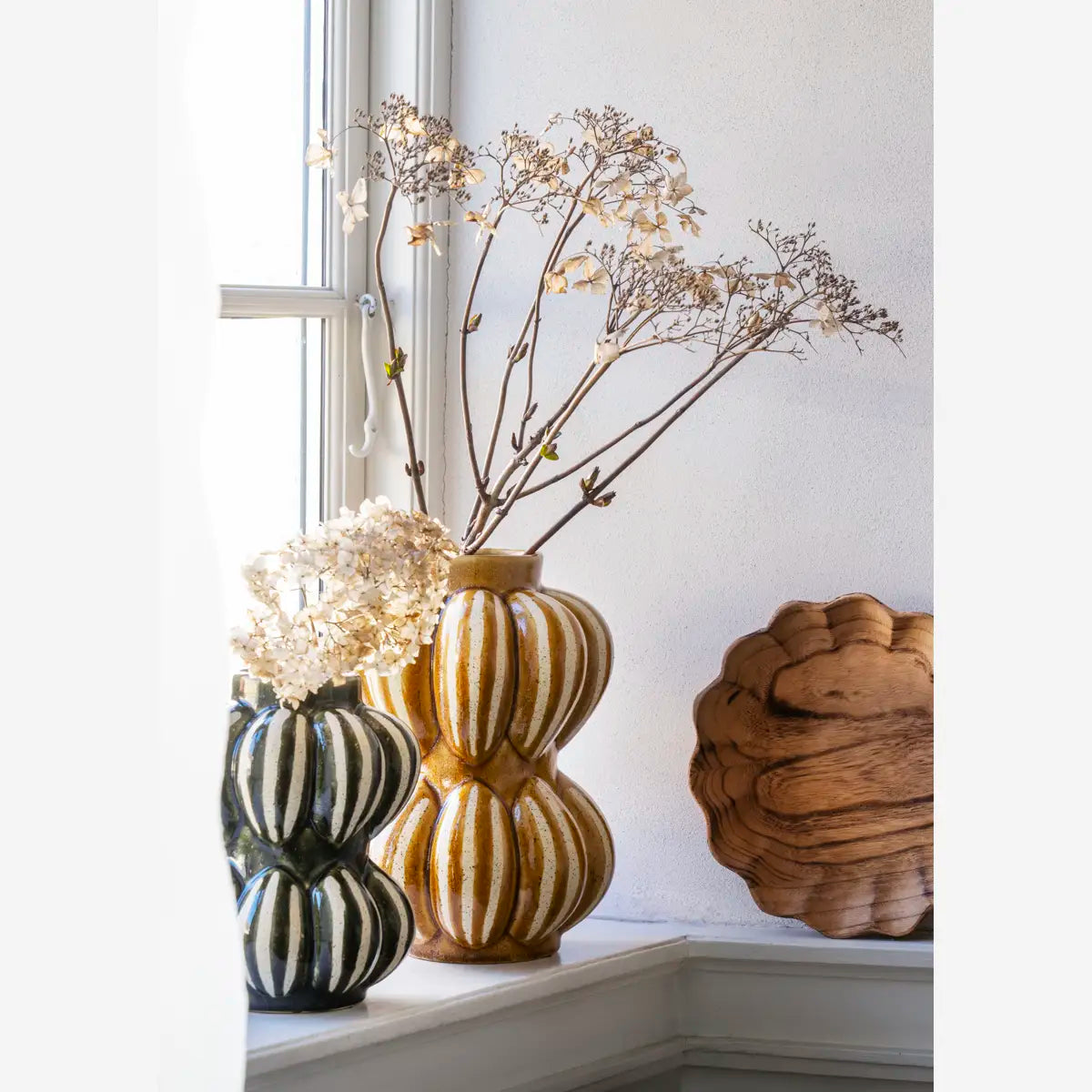 Stoneware vase