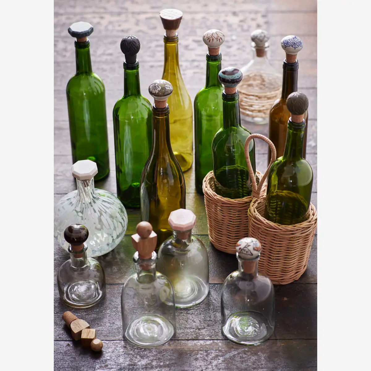 Handmade wooden bottle stopper