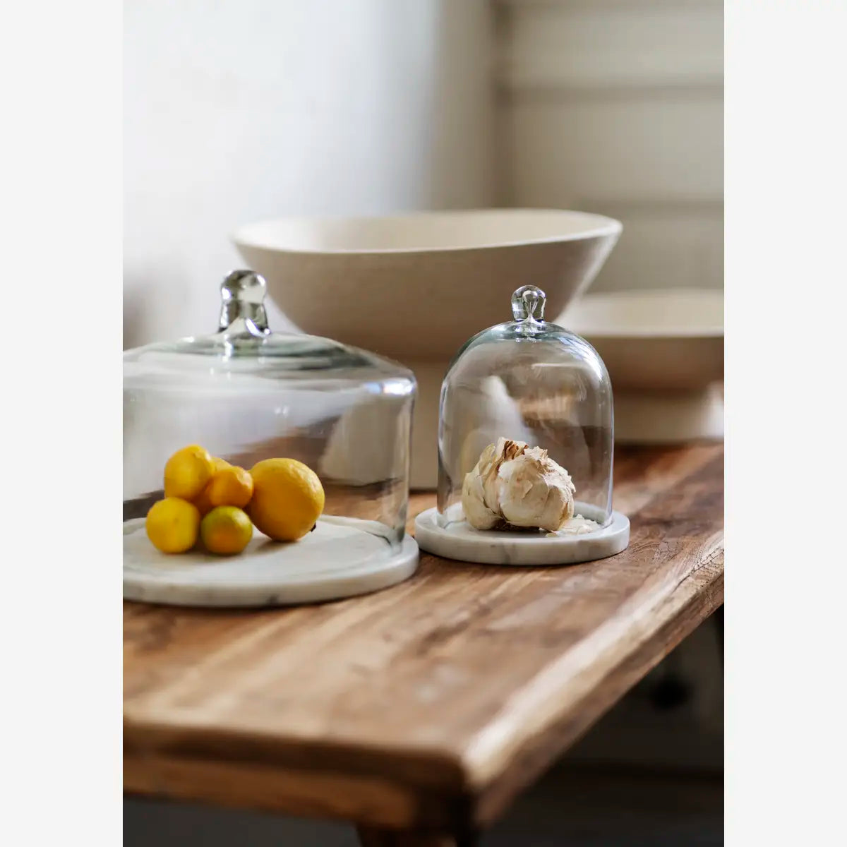 Paper Mache pedestal bowl