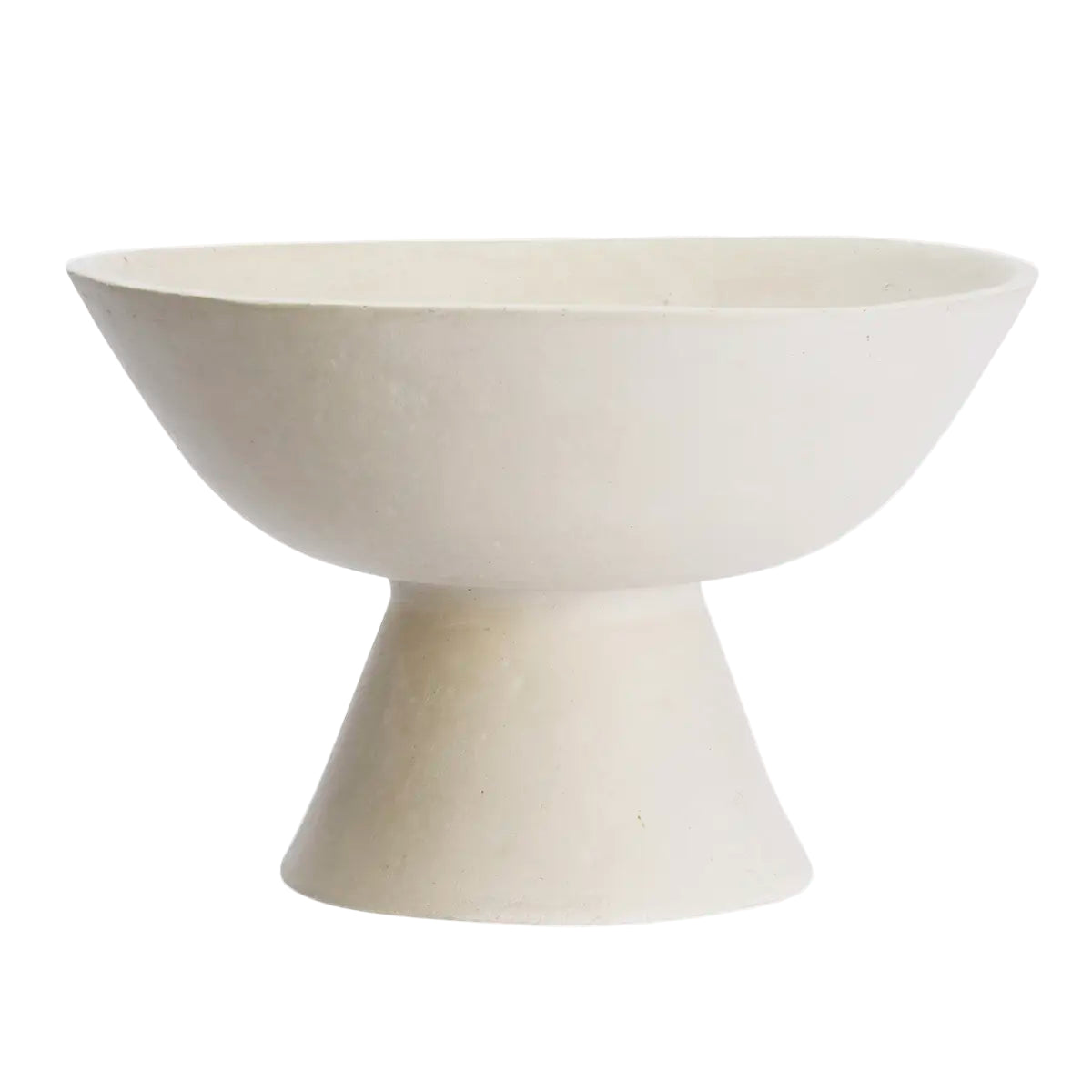 Paper Mache pedestal bowl