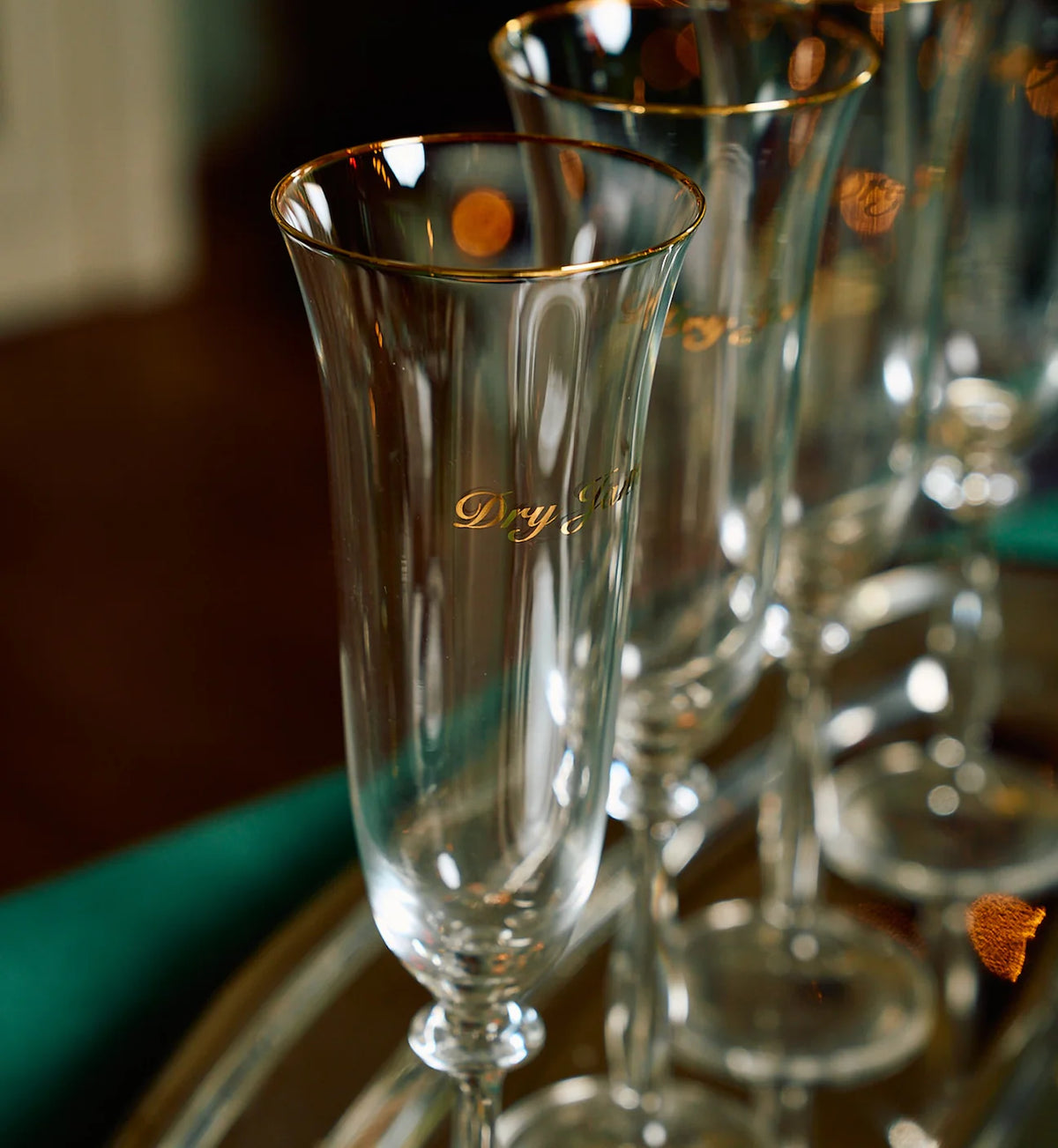 Dry January Champagne Flute Set/2