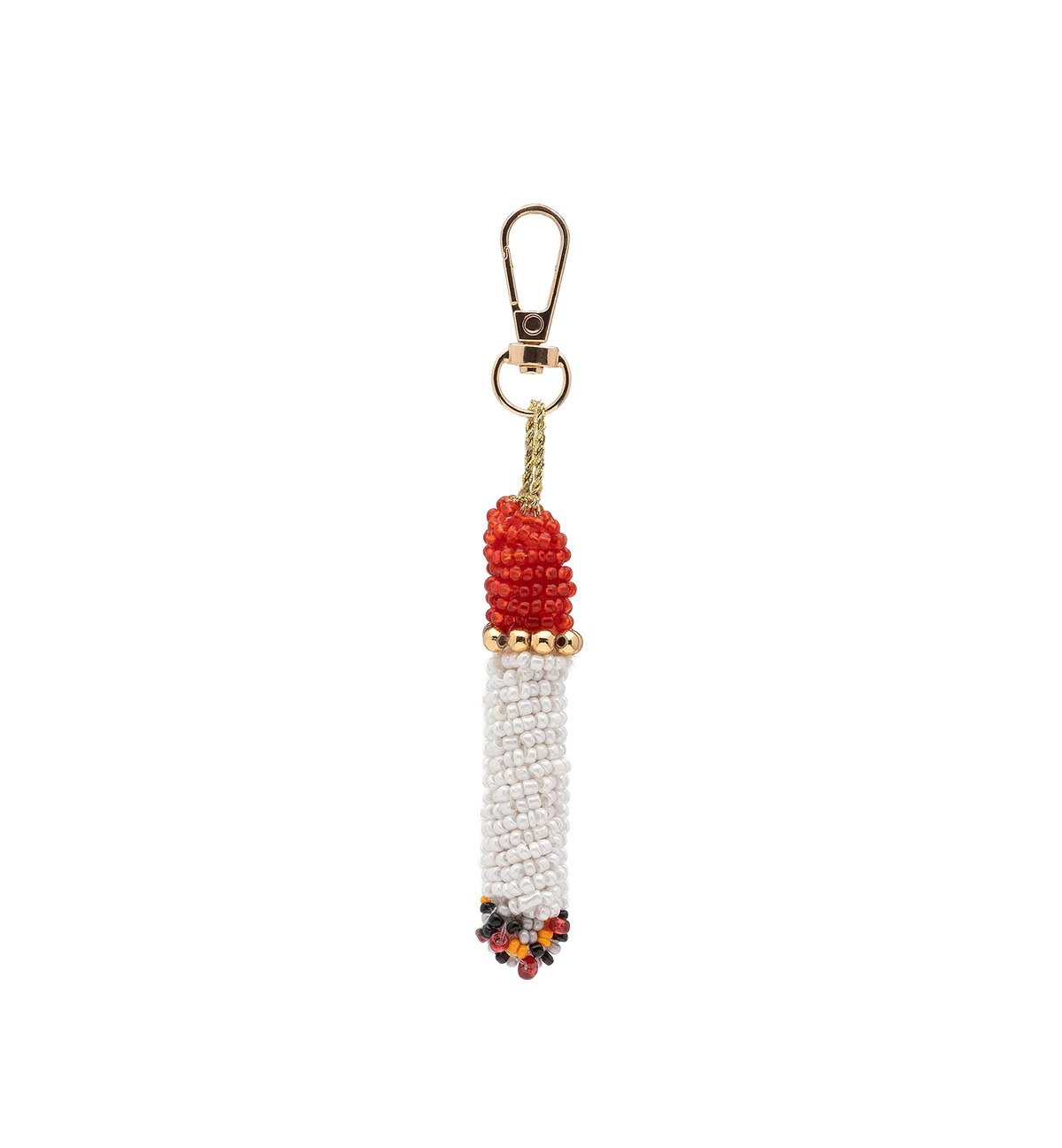 Beaded Ciggy Keychain