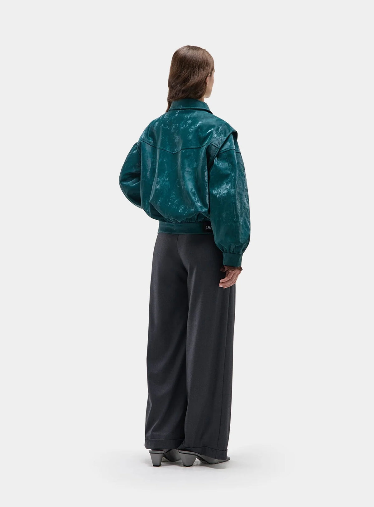 Cupido teal green bomber