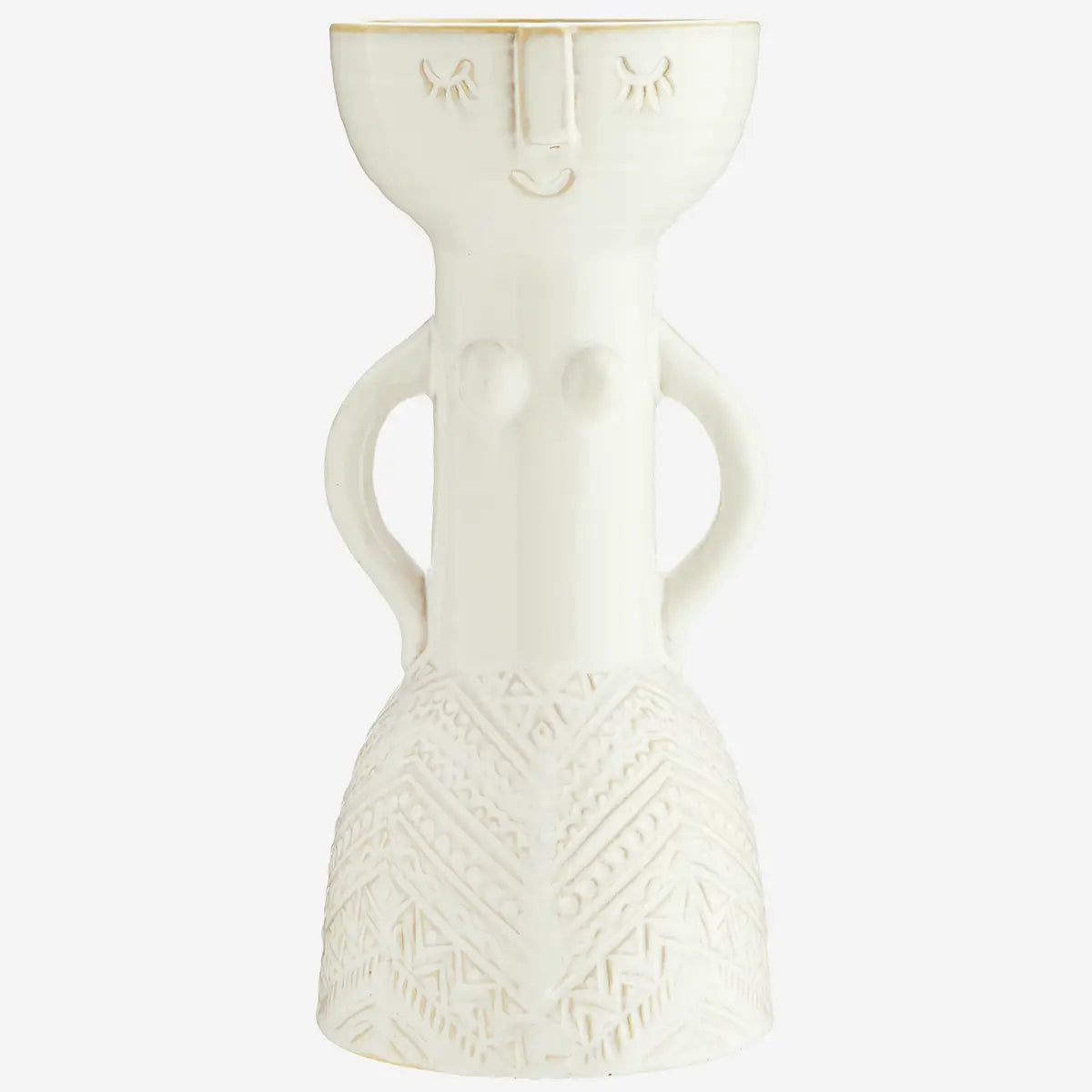 Vase w/ woman imprint