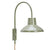 Enamel wall lamp light green