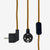 Enamel wall lamp light green