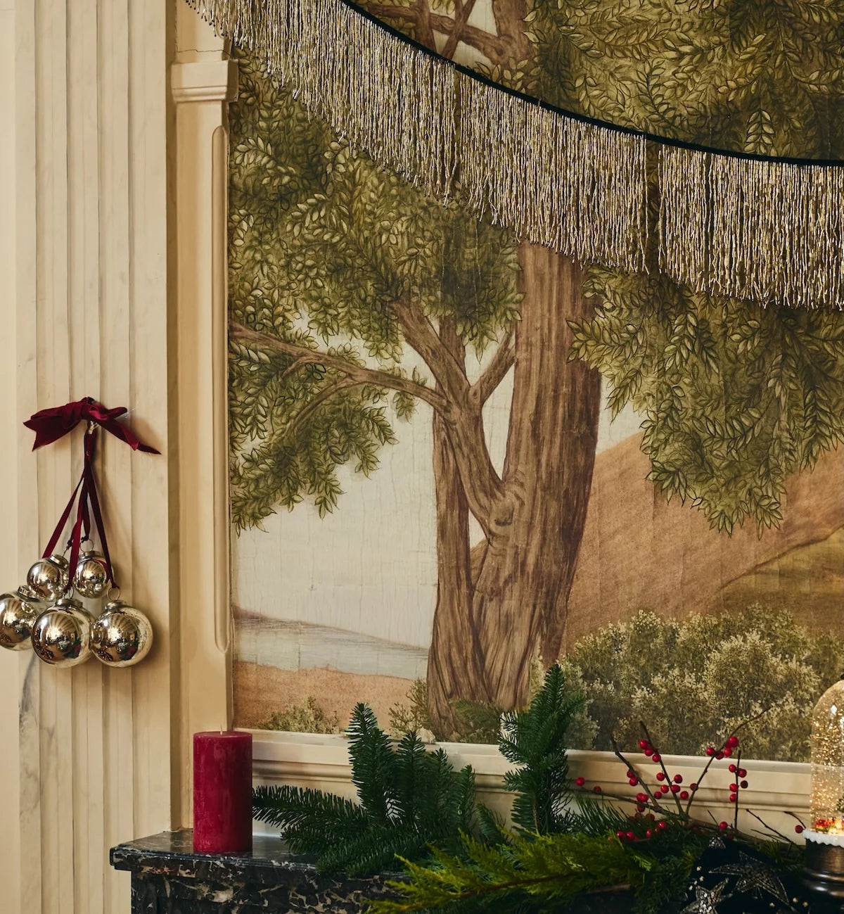 Beaded Frosted Garland