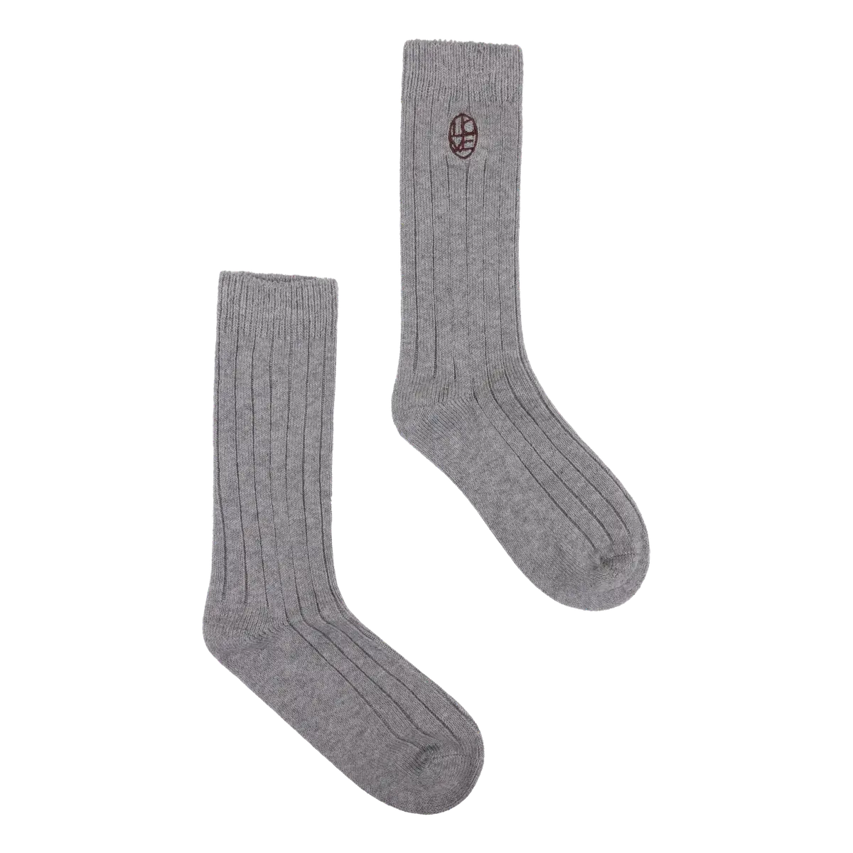 LS Cashmere Socks Grey