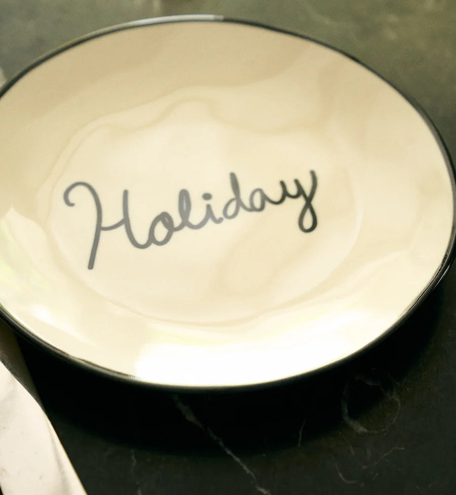 Holiday Dessert Plate