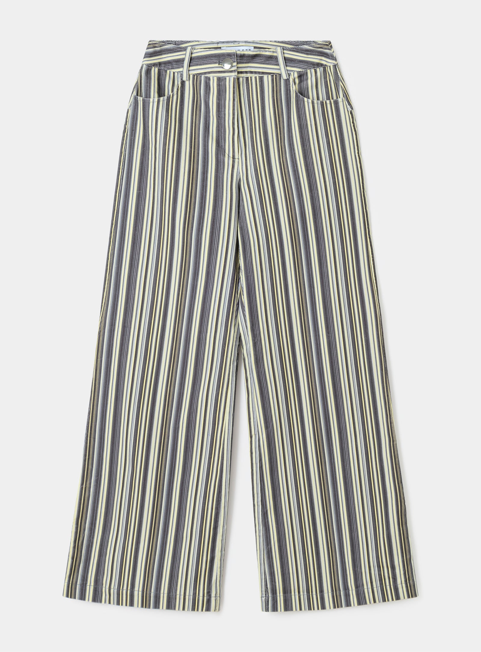 Holly grey striped pants
