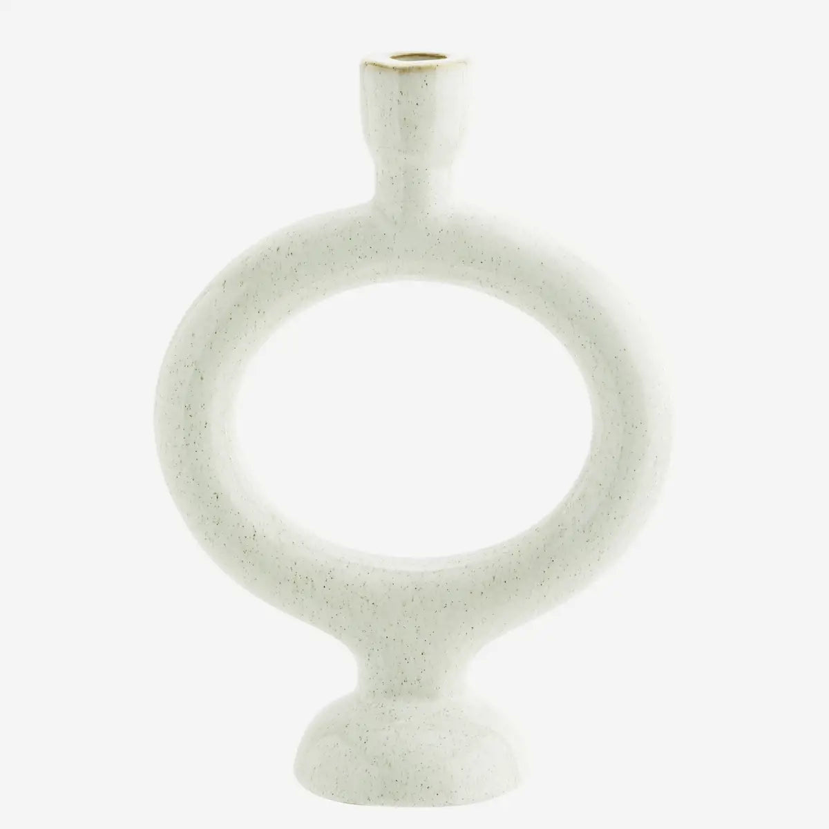 Stoneware candle holder big