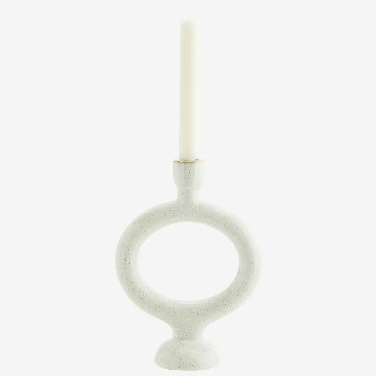 Stoneware candle holder big