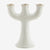 Stoneware candle holder trident