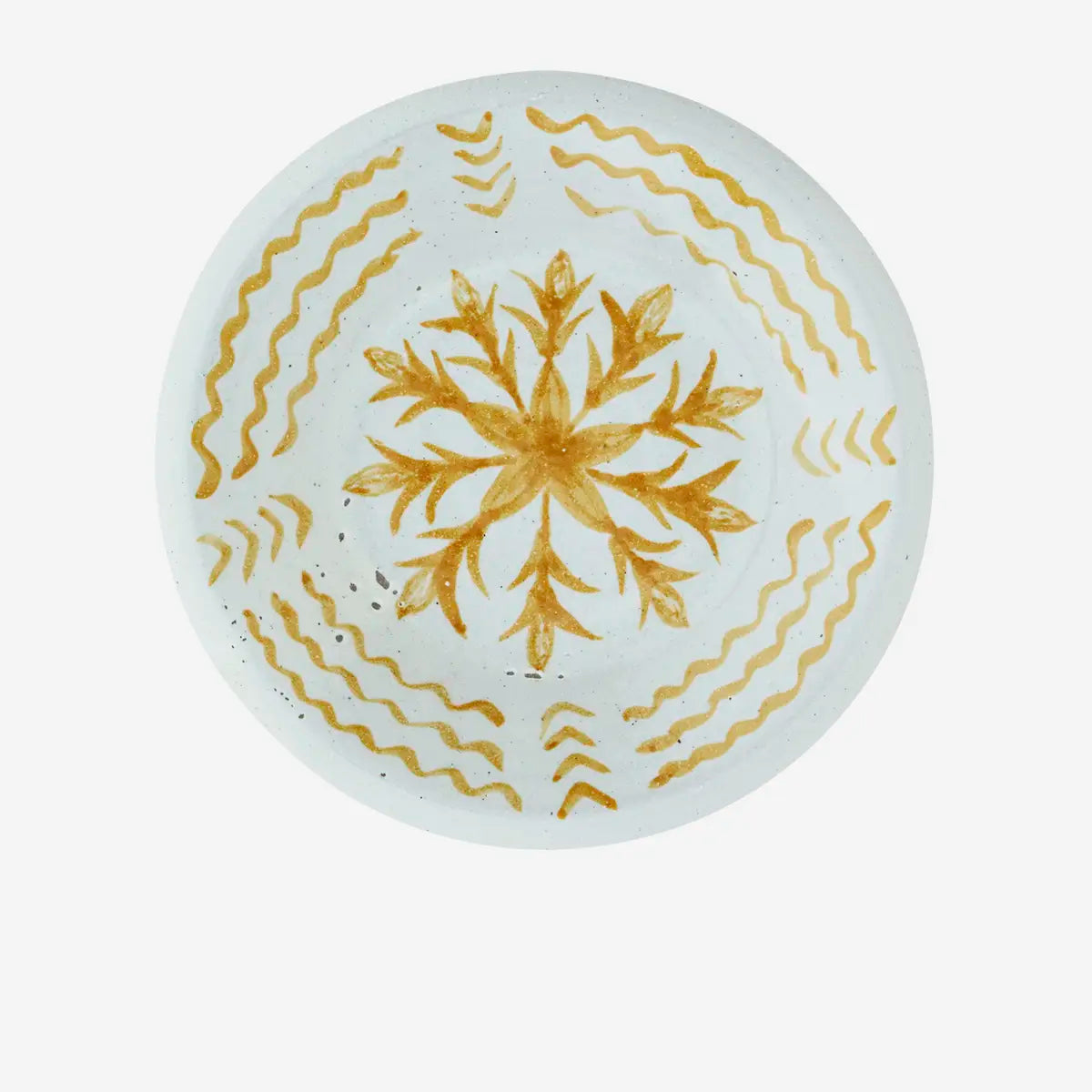 Terracotta tray yellow