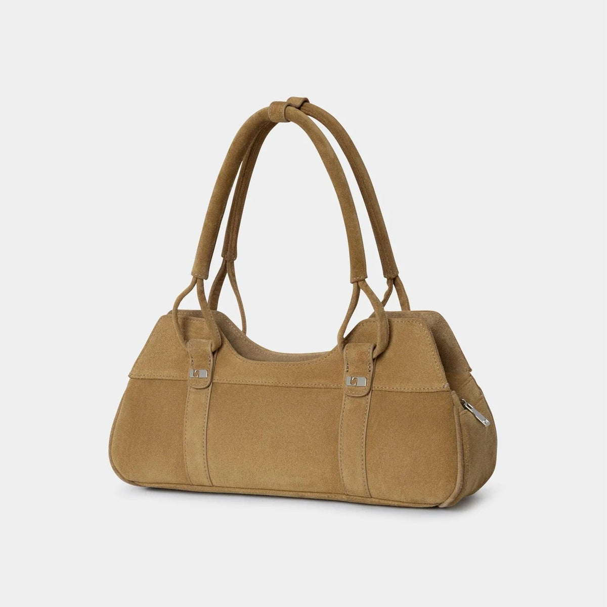 Jane Camel Suede Bag