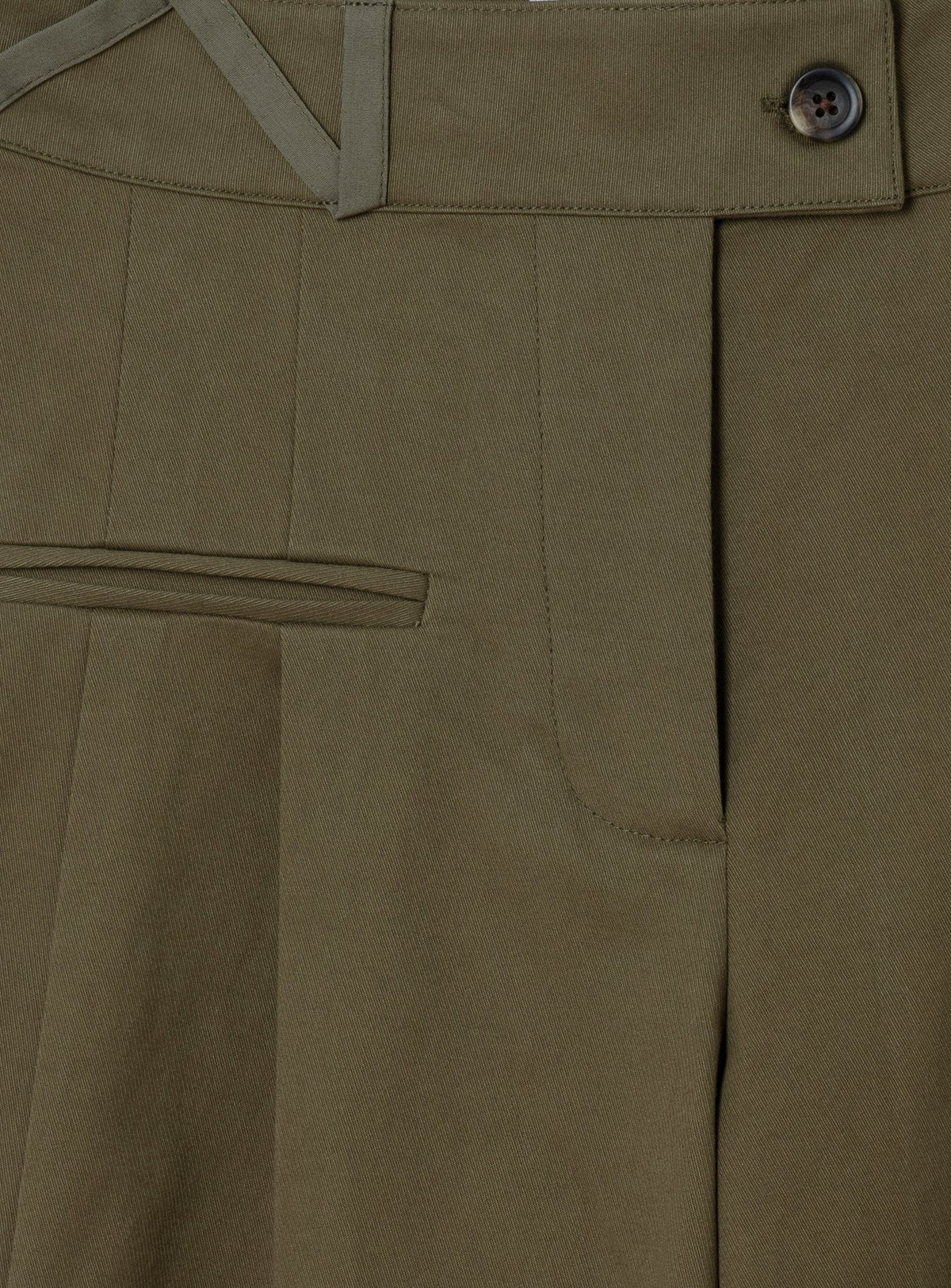 Kaki pants wide legs