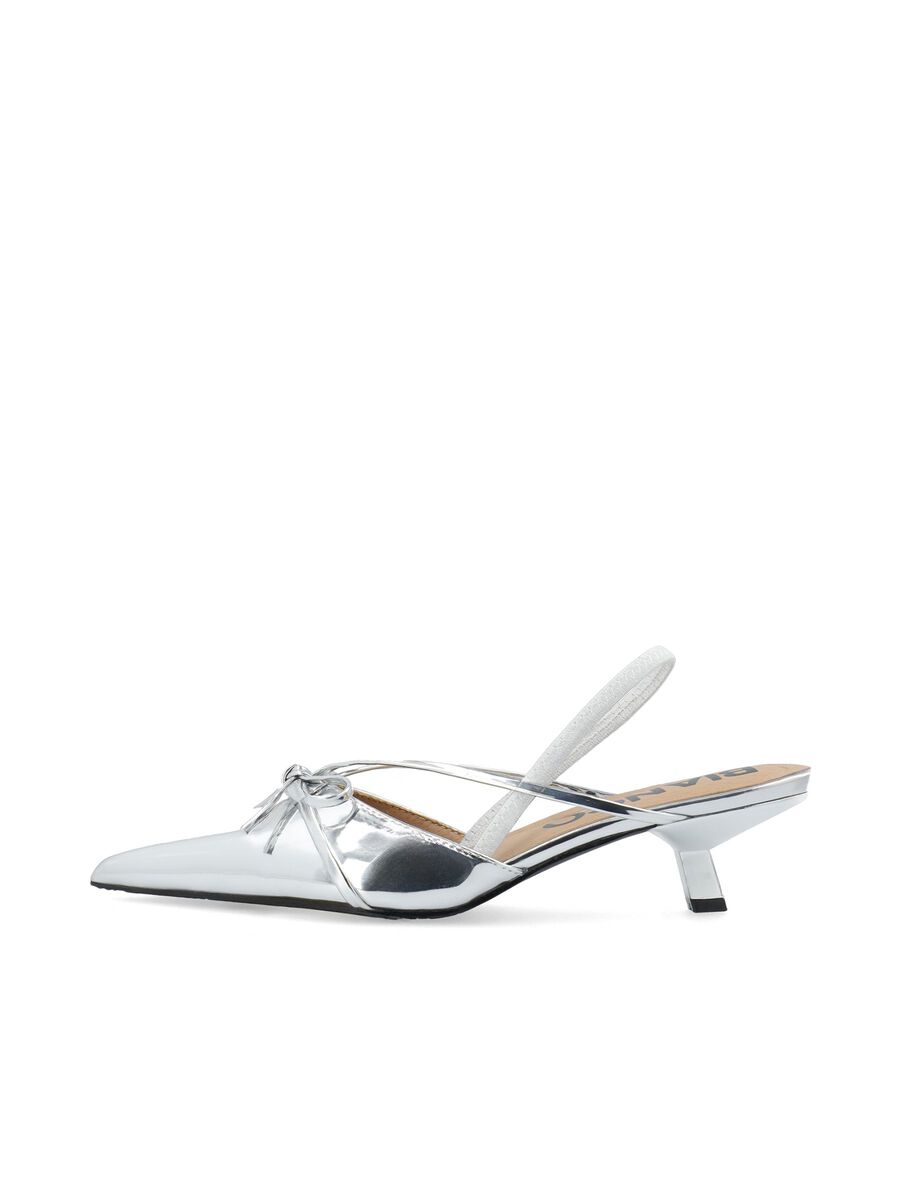 Kitten Heel Silver