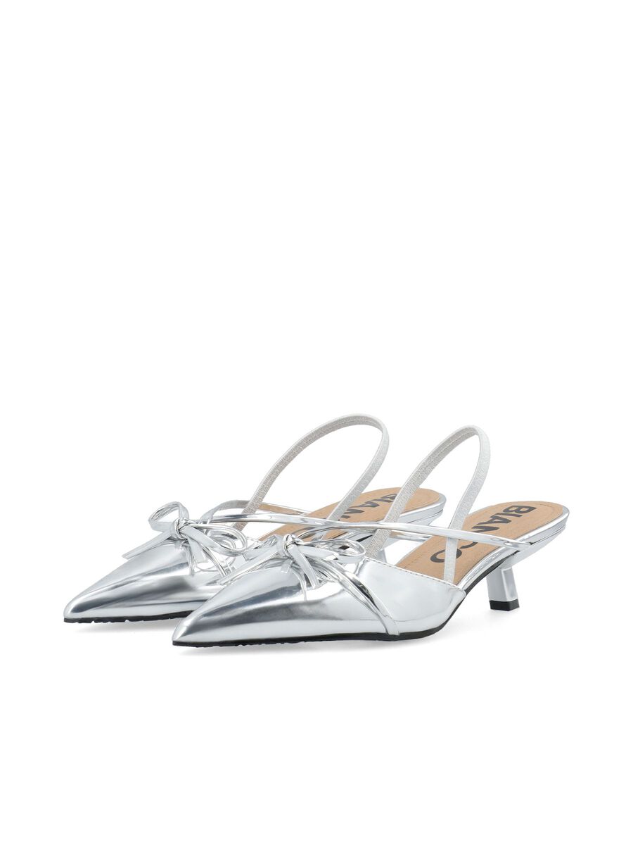 Kitten Heel Silver