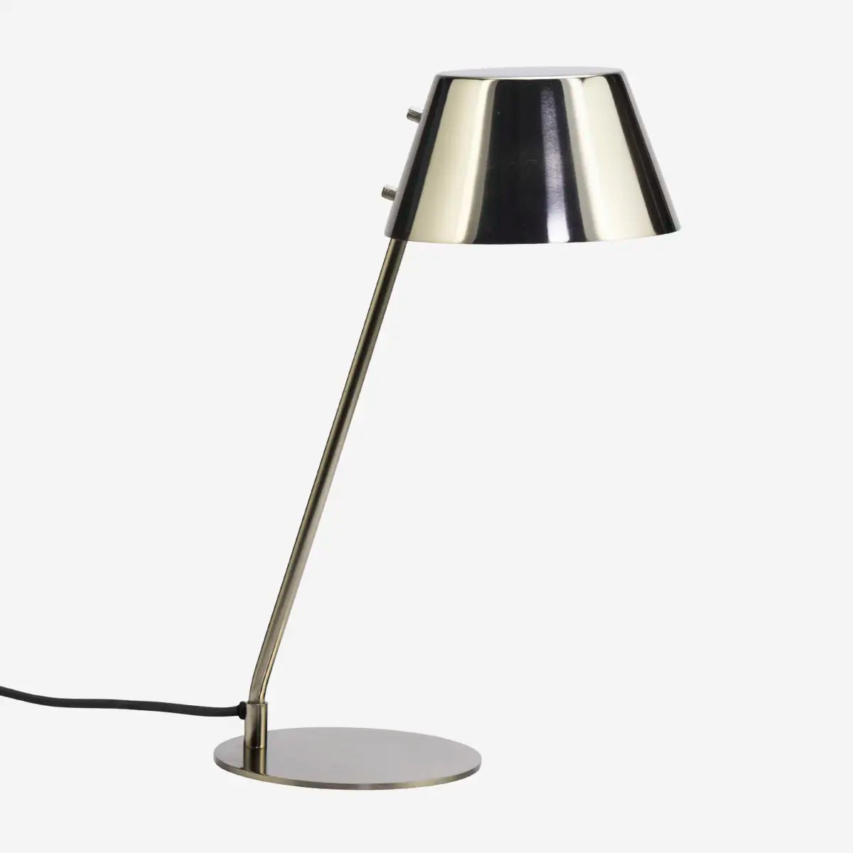 Enamel Silver Table Lamp