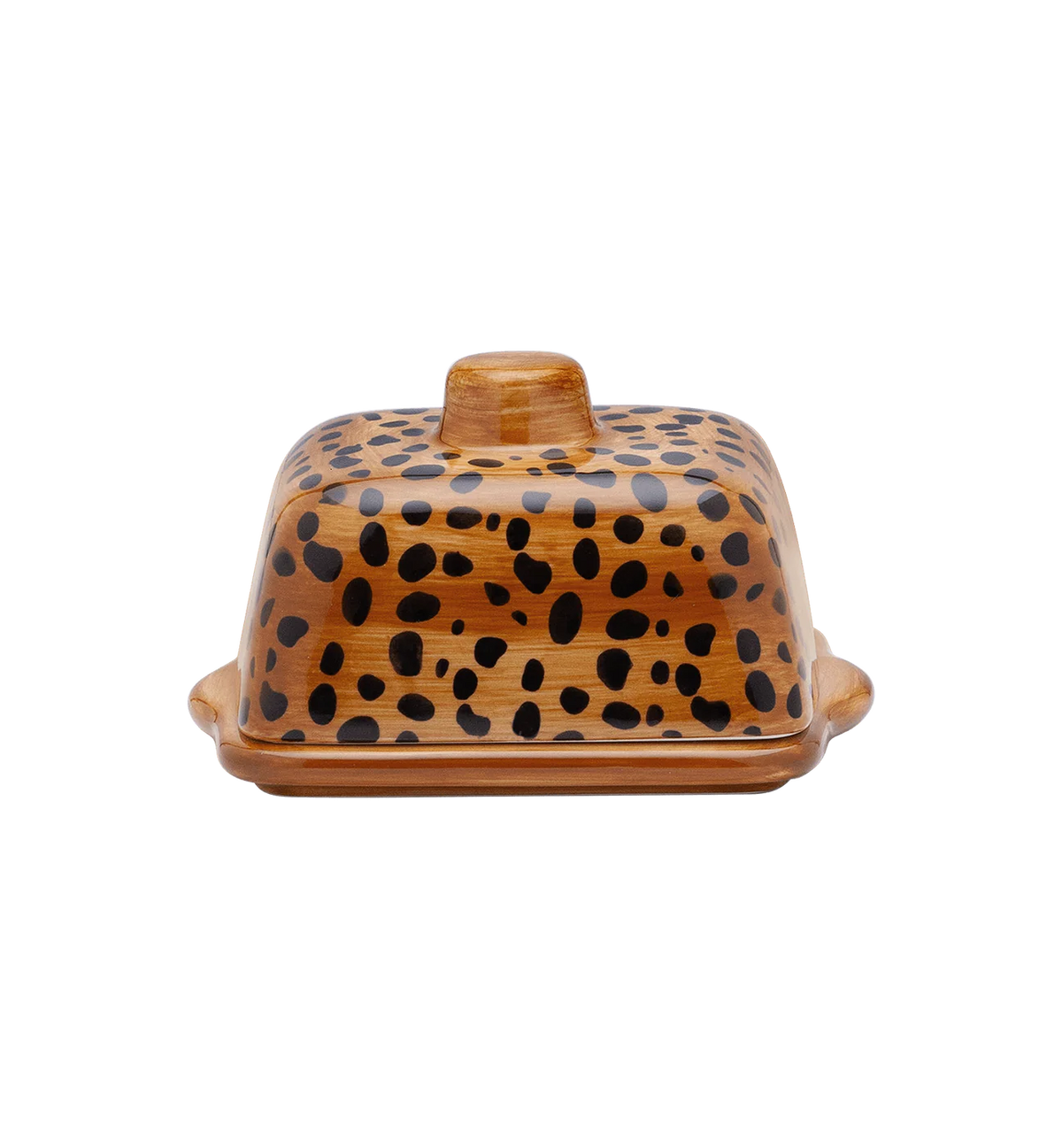 Leopard Butter Dish