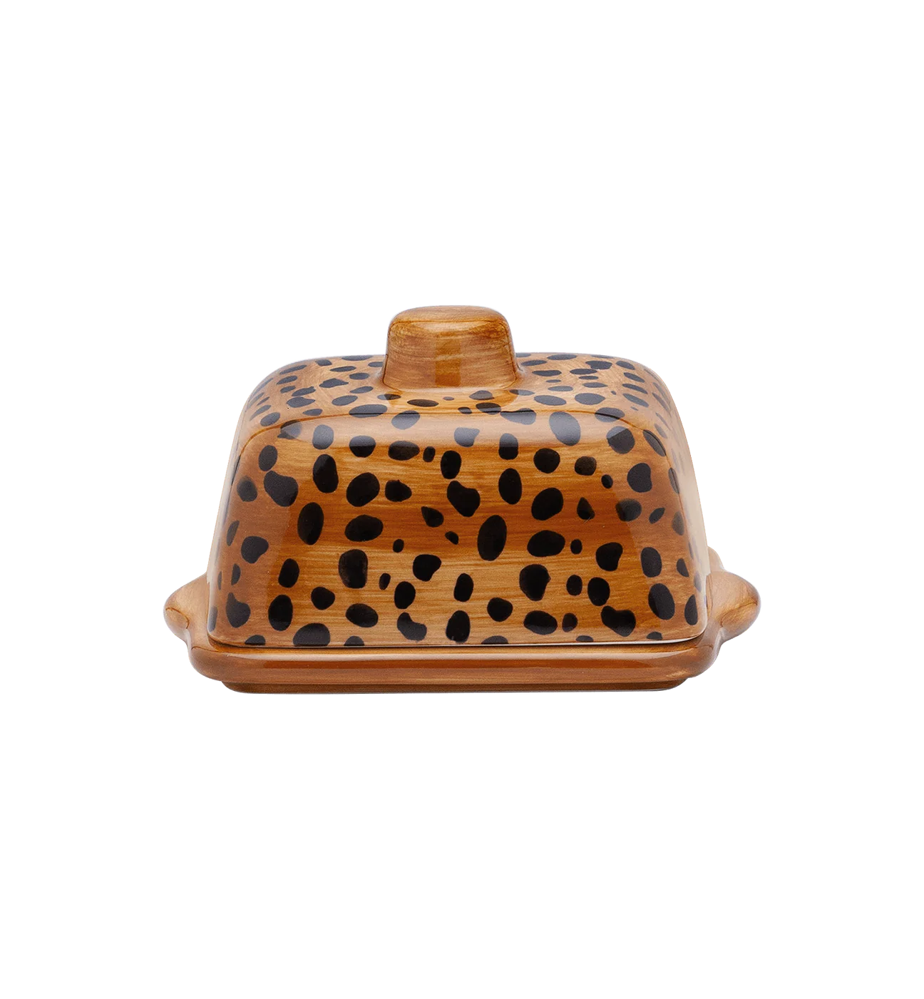 Leopard Butter Dish