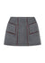 FRANKIE SHORT SKIRT - GREY