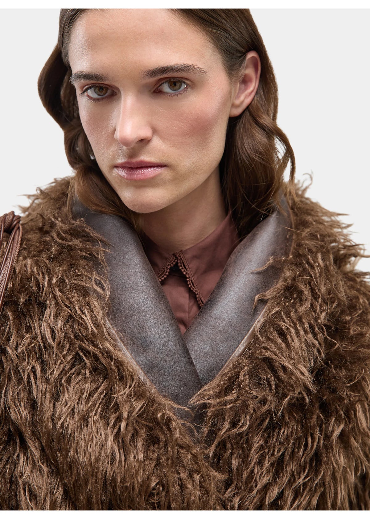 Zoya sharling short coat - Brown