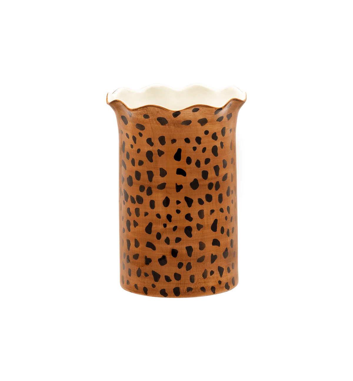 Leopard vase