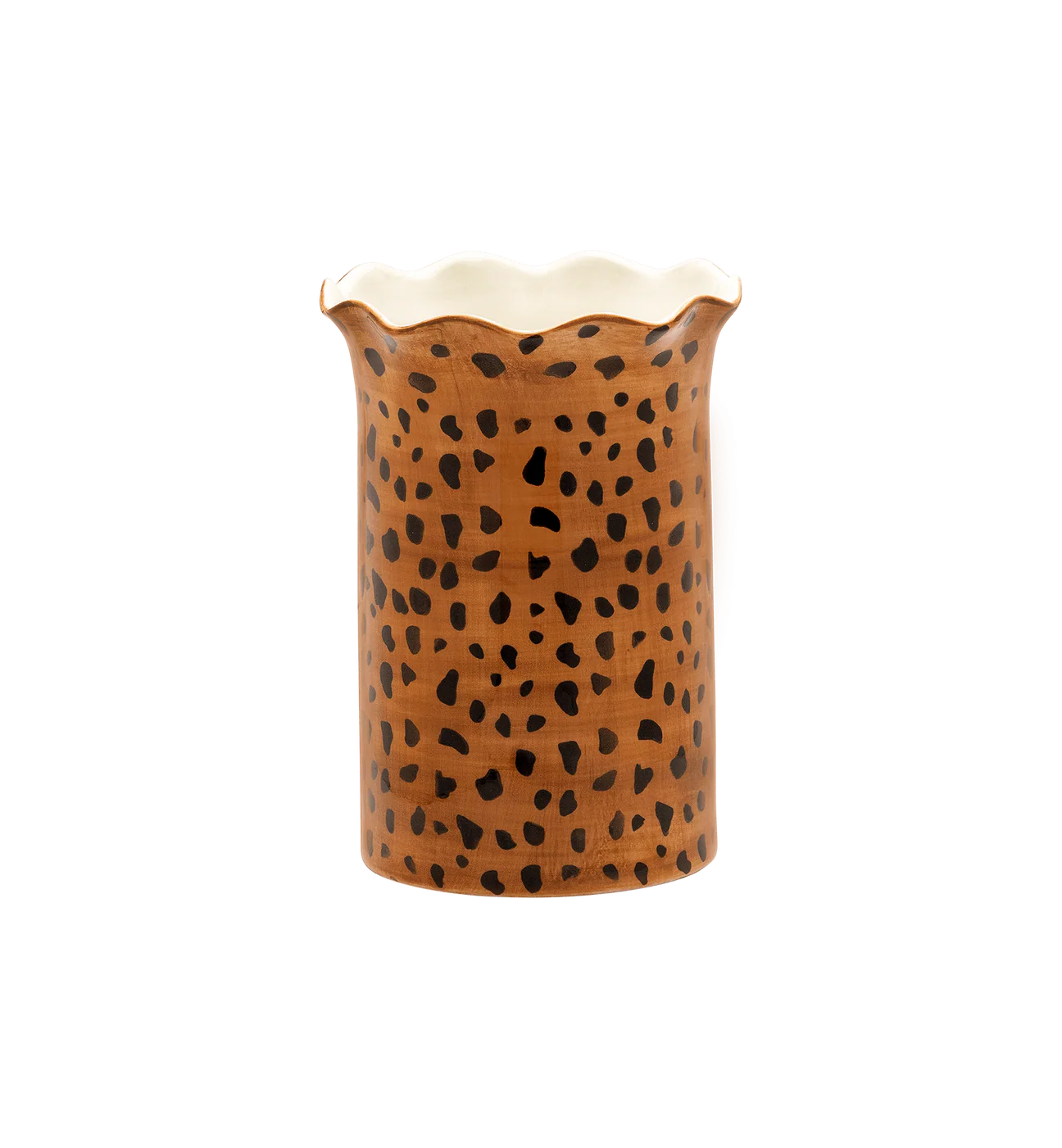 Leopard vase