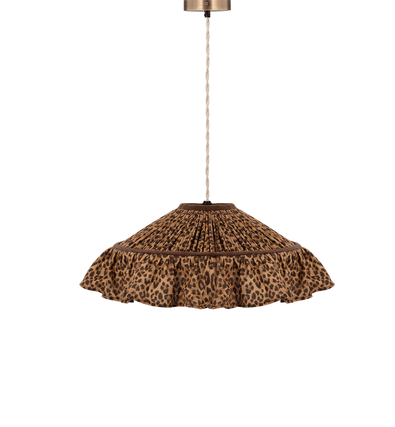 Leopard Frill Lamp