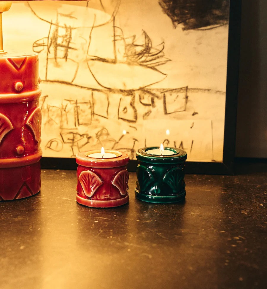 Laurel Shell Tea Light Holder