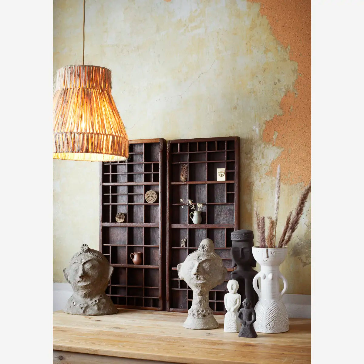 Vase w/ woman imprint